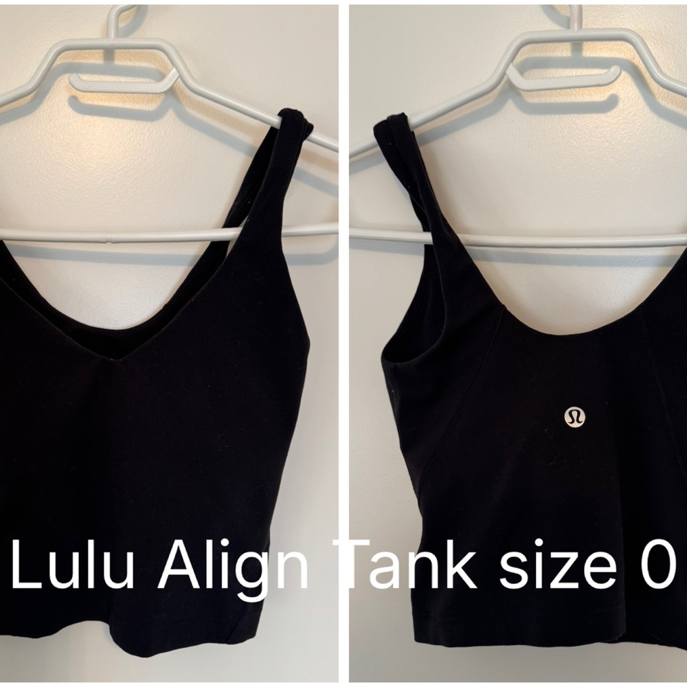lululemon athletica Black Align Tank